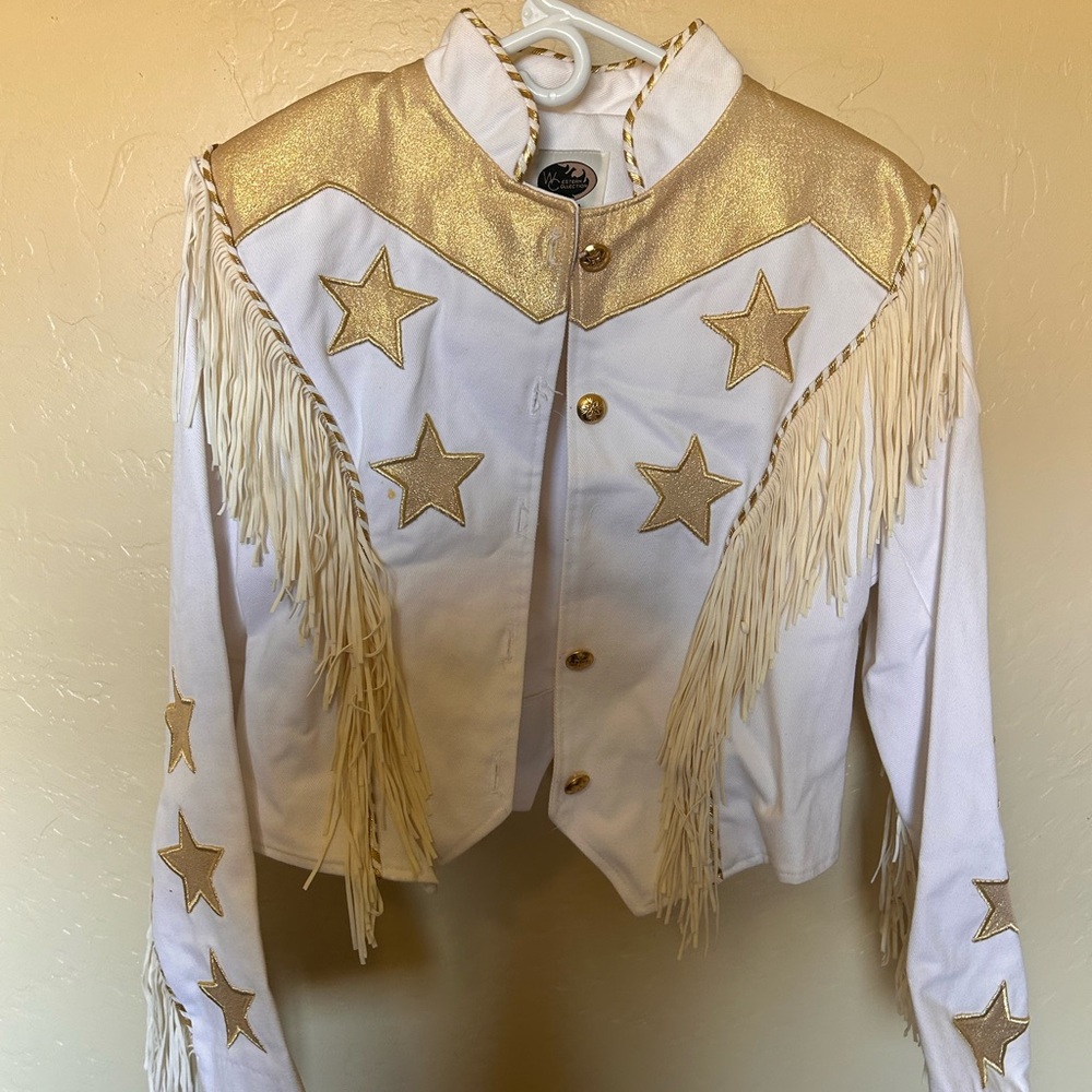 Western Collections, Medium, Women’s jacket/showmanship coat, Suede Fringe